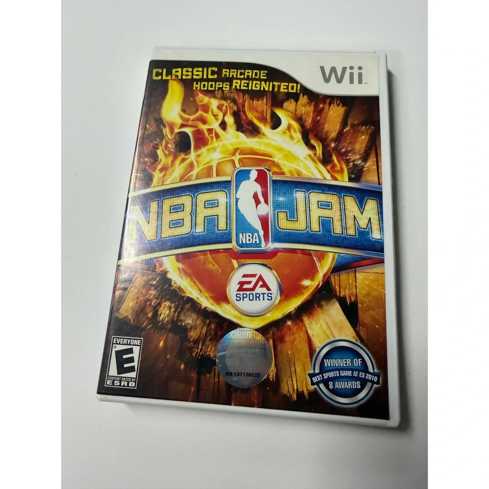 NBA Jam Nintendo Wii EA Sports Basketball Video Game Classic Arcade RVL-P-SNJE